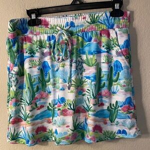 Floral Print Women's Skort